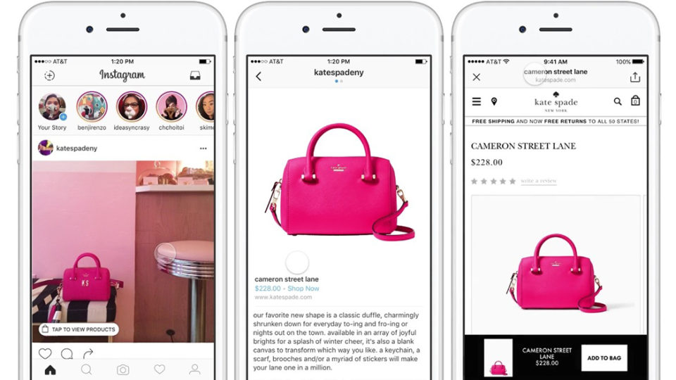 Instagram lancia Shopping, per fare acquisti tramite il social