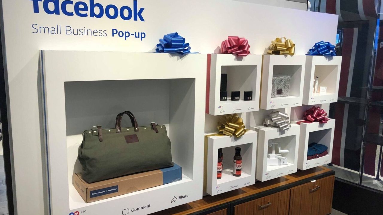 Facebook aprirà a Natale 9 temporary shop