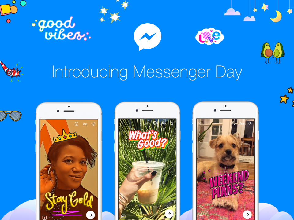 Arriva Messenger Day: le Stories ora sono davvero ovunque!