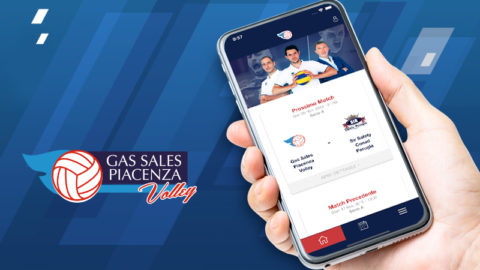 Gas Sales Piacenza Volley: nasce la nuova app per fare squadra